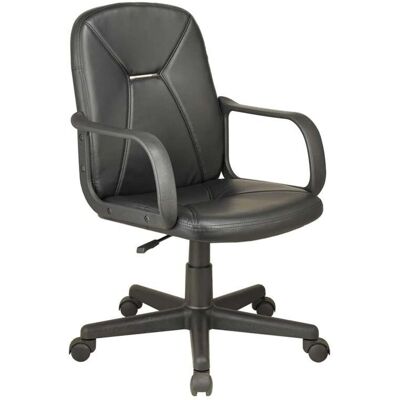 Silla de oficina MIROYTENGO ajustable negra 91-103x57x46 cm Silla de oficina MIROYTENGO ajustable negra 91-103x57x46 cm