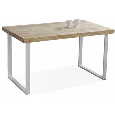 Mesa de comedor DUEHOME - Roble rústico - 140x80 cm Mesa de comedor DUEHOME - Roble rústico - 140x80 cm