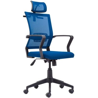 Silla de oficina ergonómica azul ADEC - Giratoria, altura ajustable Silla de oficina ergonómica azul ADEC - Giratoria, altura ajustable