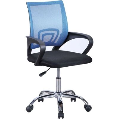 Silla de oficina MIROYTENGO Rosa Azul - Soporte lumbar, Tejido transpirable, Altura ajustable - 90-102cm Silla de oficina MIROYTENGO Rosa Azul - Soporte lumbar, Tejido transpirable, Altura ajustable - 90-102cm