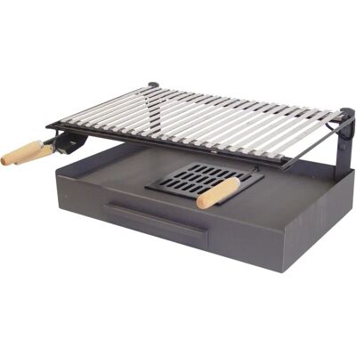 Imex El Zorro - Scatola da barbecue con griglia 68x40x27 cm - Tipo di Barbecue Imex El Zorro - Scatola da barbecue con griglia 68x40x27 cm - Tipo di Barbecue