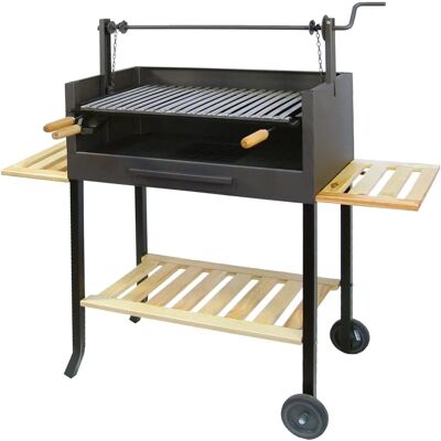 IMEX EL ZORRO Rozsdamentes Acél Grill - Modell IMEX-71505, Kerekek, Állítható Magasság IMEX EL ZORRO Rozsdamentes Acél Grill - Modell IMEX-71505, Kerekek, Állítható Magasság