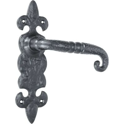 IMEX - EL ZORRO - Nero - Ferro - Piastra maniglia porta IMEX - EL ZORRO - Nero - Ferro - Piastra maniglia porta