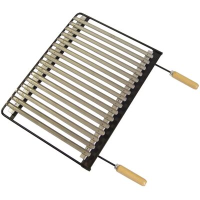 IMEX EL ZORRO Roestvrijstalen BBQ Grill 41x2.7x54 cm IMEX EL ZORRO Roestvrijstalen BBQ Grill 41x2.7x54 cm