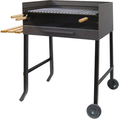 IMEX EL ZORRO - Grill mit Rädern und Edelstahl - 50x40x100cm IMEX EL ZORRO - Grill mit Rädern und Edelstahl - 50x40x100cm