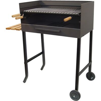 Griglia in Acciaio Inox con Vassoio in Legno - Imex el Zorro Griglia in Acciaio Inox con Vassoio in Legno - Imex el Zorro