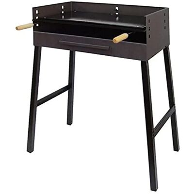 Imex el Zorro - Barbacoa - Superficie de Cocción Esmaltada - Para Leña y Carbón - 69x40x92 cm Imex el Zorro - Barbacoa - Superficie de Cocción Esmaltada - Para Leña y Carbón - 69x40x92 cm
