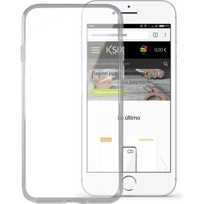 Transparante iPhone 8/SE 2022 Cover - Ksix B0935FTU00 Transparante iPhone 8/SE 2022 Cover - Ksix B0935FTU00