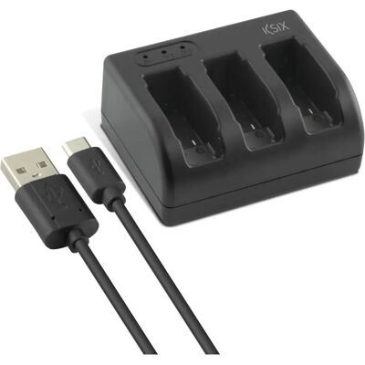 Cargador de Baterías KSIX Hero 5 USB-C - Pack 3 Cargador de Baterías KSIX Hero 5 USB-C - Pack 3