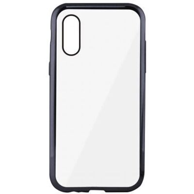 Capa para Telefone Móvel Ksix B0941FTP15 - Resistente a Choques - Transparente Metálico - iPhone XR Capa para Telefone Móvel Ksix B0941FTP15 - Resistente a Choques - Transparente Metálico - iPhone XR