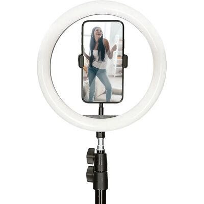 KSIX BXYOUTUB02 Selfie Light - Akcesorium do Smartfona - Czarny KSIX BXYOUTUB02 Selfie Light - Akcesorium do Smartfona - Czarny
