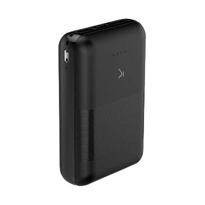 Ksix BXBA10000SM02 Powerbank - 10000mAh - Schwarz Ksix BXBA10000SM02 Powerbank - 10000mAh - Schwarz