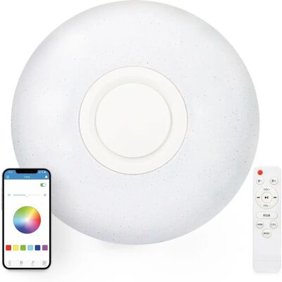 Ksix BXPLAFLED40 Luz de Techo Inteligente - Luz de Techo Ksix BXPLAFLED40 Luz de Techo Inteligente - Luz de Techo
