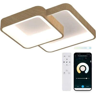 Ksix Weißes Smart LED Deckenleuchte - 45W, CCT, Tuya, Alexa Ksix Weißes Smart LED Deckenleuchte - 45W, CCT, Tuya, Alexa