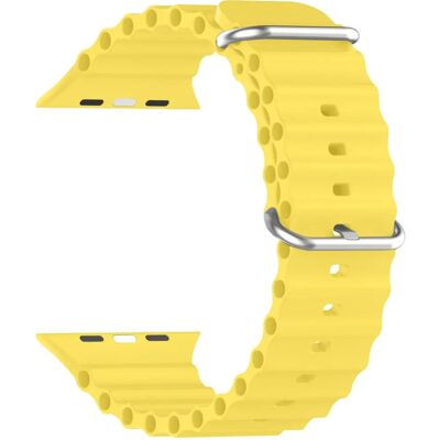 Ksix Gul Silikonarmband för Apple Watch - Smarta Wearables Ksix Gul Silikonarmband för Apple Watch - Smarta Wearables