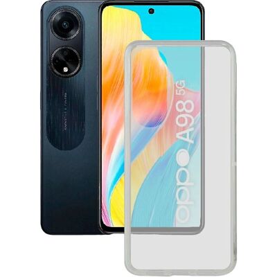 KSIX Transparante Oppo A98 Telefooncape - Mobile cover KSIX Transparante Oppo A98 Telefooncape - Mobile cover