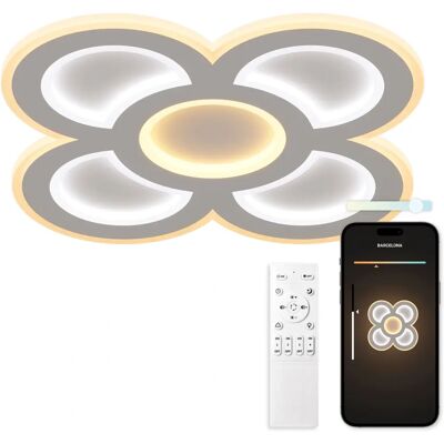 Ksix Barcelona Luz de Techo Inteligente Wi-Fi - Lámpara LED Moderna Ksix Barcelona Luz de Techo Inteligente Wi-Fi - Lámpara LED Moderna