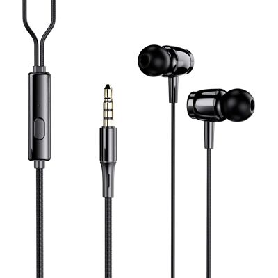 Auriculares Contact LXAU35M01 - Micrófono, 3.5mm, Negro Auriculares Contact LXAU35M01 - Micrófono, 3.5mm, Negro