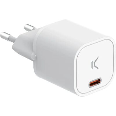 Ksix BCD20GAN01B White Fast Charging Wall Charger - Wall Charger Ksix BCD20GAN01B White Fast Charging Wall Charger - Wall Charger