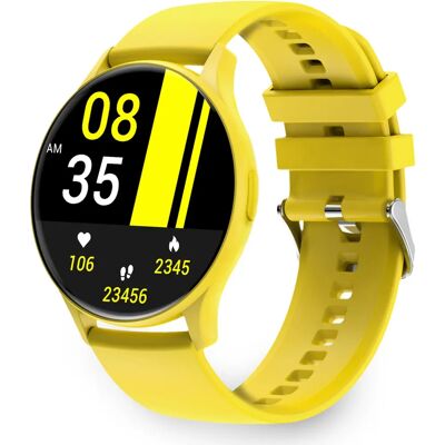 Ksix Core 1,43" Montre connectée AMOLED - Jaune - Publicité Ksix Core 1,43" Montre connectée AMOLED - Jaune - Publicité