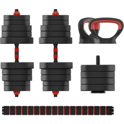 Ksix BMANC01N50 Dumbbell - Adjustable 50kg, 34 pcs - Strength Training Kit Ksix BMANC01N50 Dumbbell - Adjustable 50kg, 34 pcs - Strength Training Kit