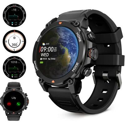 Montre connectée KSIX Explorer - GPS, AMOLED 1,43”, 9 jours d'autonomie - Montre connectée - Publicité Montre connectée KSIX Explorer - GPS, AMOLED 1,43”, 9 jours d'autonomie - Montre connectée - Publicité