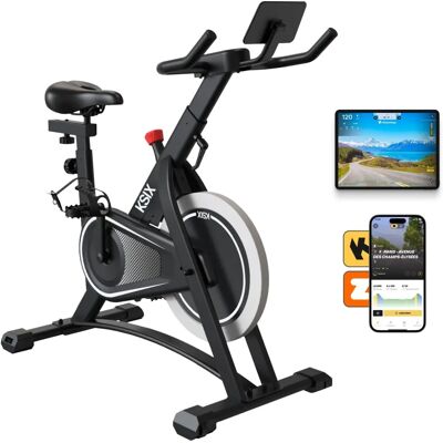Bike de Exercício Indoor KSIX KB01 - Ajustável, Compatível com Rotas Virtuais Bike de Exercício Indoor KSIX KB01 - Ajustável, Compatível com Rotas Virtuais