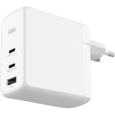 Ksix BCD100GANACCB Oplader - Snelladen Ksix BCD100GANACCB Oplader - Snelladen
