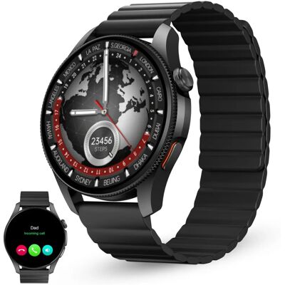 Smartwatch Ksix Horizon - GPS, AMOLED, Batteria 10 Giorni, Resistente all'Acqua Smartwatch Ksix Horizon - GPS, AMOLED, Batteria 10 Giorni, Resistente all'Acqua