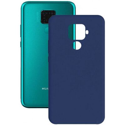 Custodia per cellulare blu Contact - Huawei Mate 30 Lite Custodia per cellulare blu Contact - Huawei Mate 30 Lite