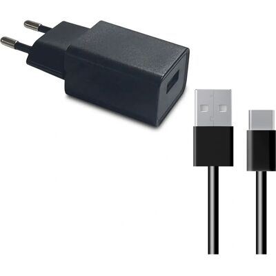 Cargador de Pared Contact 8427542980744 USB-C - 2A Negro Cargador de Pared Contact 8427542980744 USB-C - 2A Negro