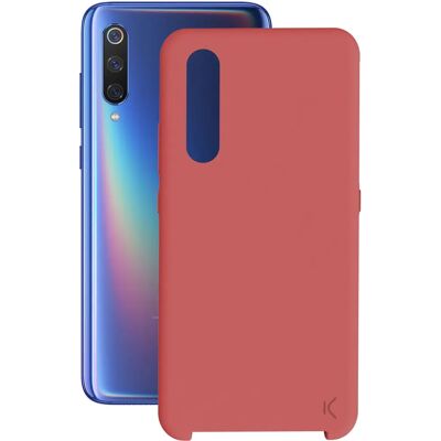 Röd mobilskal Ksix B9067COR06 för Xiaomi Mi 9 - Skydd och Mjuk Yta Röd mobilskal Ksix B9067COR06 för Xiaomi Mi 9 - Skydd och Mjuk Yta