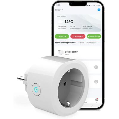 Ksix BXWSP1M Smart Stecker - Weiß Ksix BXWSP1M Smart Stecker - Weiß