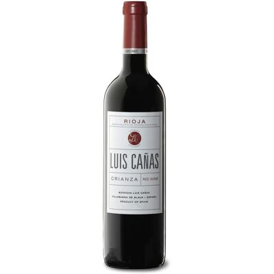 Luis Cañas Crianza - Rouge Rubis - Vin Rouge - Publicité Luis Cañas Crianza - Rouge Rubis - Vin Rouge - Publicité