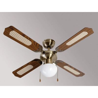 F.m. classic105 - beige, oro, madera - ventilador de techo F.m. classic105 - beige, oro, madera - ventilador de techo