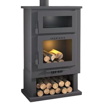 Estufa de leña FM Biomasa CH-3 con doble combustión - Calefacción 305 m³ Estufa de leña FM Biomasa CH-3 con doble combustión - Calefacción 305 m³