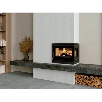 FM Calefacción - Inserto de Leña - Esquina Derecha 70cm - Doble Combustión FM Calefacción - Inserto de Leña - Esquina Derecha 70cm - Doble Combustión