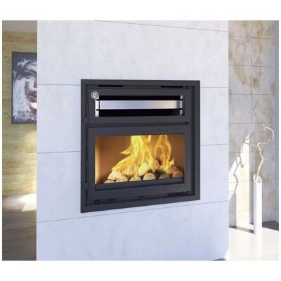 FM Biomasa Inserto de Leña 80cm con Horno y Turbinas - Insertable de Madera FM Biomasa Inserto de Leña 80cm con Horno y Turbinas - Insertable de Madera