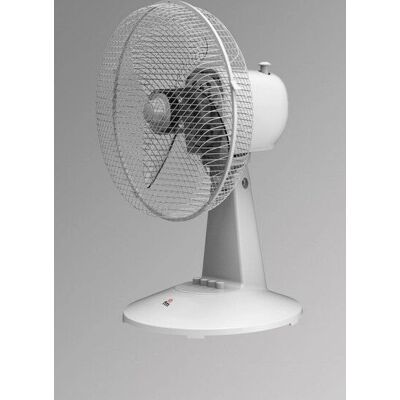 Grupo FM SB130 - Branco - Ventilador de mesa Grupo FM SB130 - Branco - Ventilador de mesa