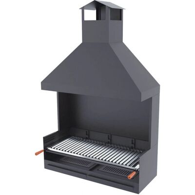 FM CALEFACCION Grill en Acier Inox 100cm - Hauteurs Ajustables - Publicité FM CALEFACCION Grill en Acier Inox 100cm - Hauteurs Ajustables - Publicité