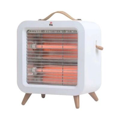 FM - EV-400 - Blanc - 400W - Chauffage d'appoint électrique - Publicité FM - EV-400 - Blanc - 400W - Chauffage d'appoint électrique - Publicité