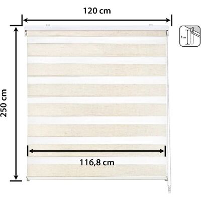 Easydeco - Estor enrollable Día y Noche - Roller blind - Publicité Easydeco - Estor enrollable Día y Noche - Roller blind - Publicité