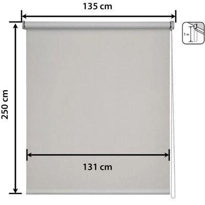 Easydeco 135x250cm Stores Techniques Motorisés - Haut de Gamme - Publicité Easydeco 135x250cm Stores Techniques Motorisés - Haut de Gamme - Publicité