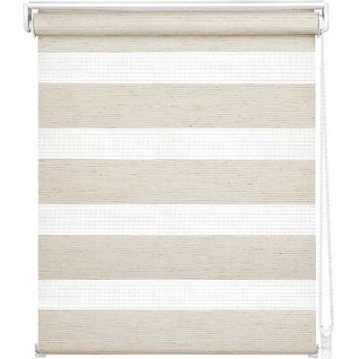 Easydeco - Día y Noche Mini - 52x190 cm - Lin - Store enroulable - Publicité Easydeco - Día y Noche Mini - 52x190 cm - Lin - Store enroulable - Publicité