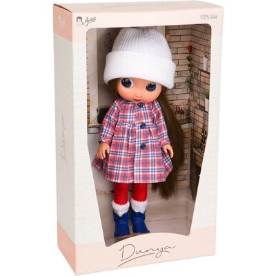 Arias Dunya Laleczka - Winyl, 38cm, Bezpieczna od 3 lat Arias Dunya Laleczka - Winyl, 38cm, Bezpieczna od 3 lat