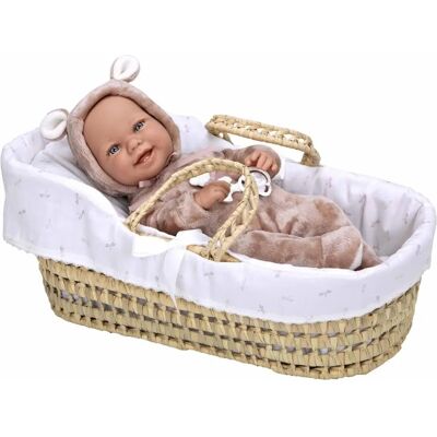 Arias Zoe 42 cm Różowa Lalka z Koszykiem - Lalka Arias Zoe 42 cm Różowa Lalka z Koszykiem - Lalka