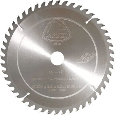 Stayer Iberica - Lâmina de serra Widia para madeira - 300mm - 48 dentes Stayer Iberica - Lâmina de serra Widia para madeira - 300mm - 48 dentes