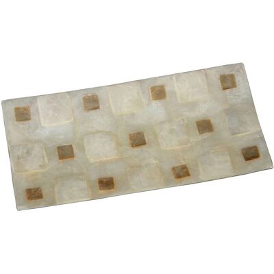 Centre de Nacre Alexandra House Living - Rectangle, Beige & Nacre, 20x10 cm Centre de Nacre Alexandra House Living - Rectangle, Beige & Nacre, 20x10 cm