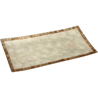 Alexandra House Living Mozaïek met parelmoer 14 x 14 x 14 cm - Decoratiestuk Alexandra House Living Mozaïek met parelmoer 14 x 14 x 14 cm - Decoratiestuk