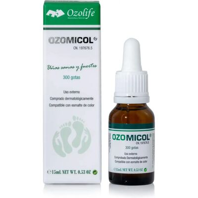 Ozolife Ozomicol - Tratamiento de uñas con aceite ozonizado - 15 ml Ozolife Ozomicol - Tratamiento de uñas con aceite ozonizado - 15 ml